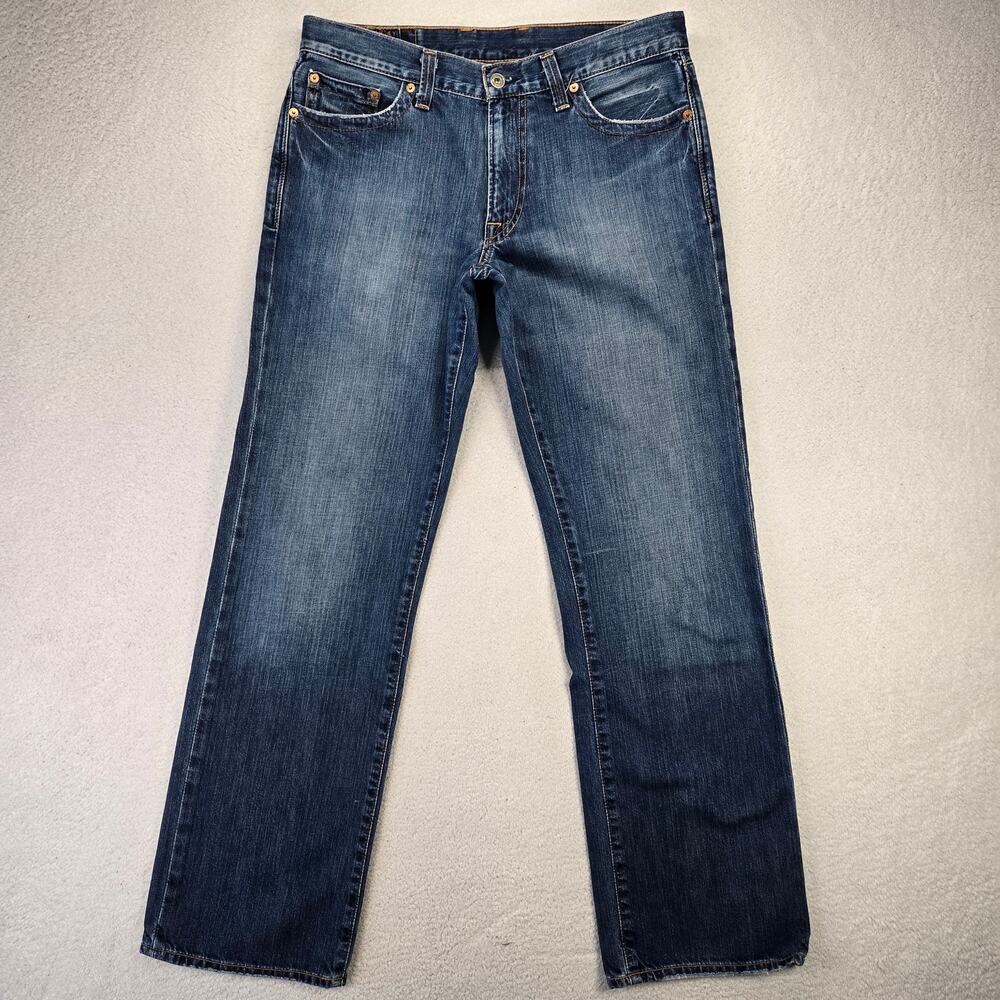 Lucky Brand Men's Straight Jeans - Dark Blue